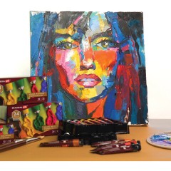 Краска масляная художественная BRAUBERG ART PREMIERE, 46 мл, проф. серия, КРАСНАЯ ТЕМНАЯ, 191410 - фото 7