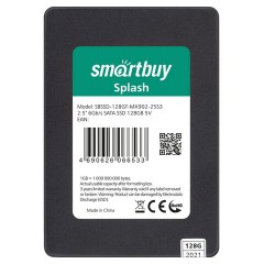 Твердотельный накопитель SSD SMARTBUY Splash 128GB, 2,5", SATA III, черный, SBSSD-128GT-MX902-25S3 Твердотельный накопитель SSD SMARTBUY Splash 128GB, 2,5", SATA III, черный, SBSSD-128GT-MX902-25S3 - фото 2