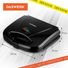 Электровафельница-орешница антипригарная, 6 орешков, 750 Вт, DASWERK, WM-8, 455655 Электровафельница-орешница антипригарная, 6 орешков, 750 Вт, DASWERK, WM-8, 455655 - фото 6