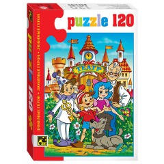 Пазл картонный 120 элементов, "Любимые герои", АССОРТИ, поле 23х16,5 см, STEP PUZZLE - фото 3