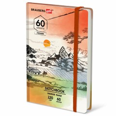 Скетчбук для маркеров 120 г/м2, 148х210 мм, 60 л., твердая обложка, резинка, BRAUBERG ART PREMIERE, МИКС, 115103 Скетчбук для маркеров 120 г/м2, 148х210 мм, 60 л., твердая обложка, резинка, BRAUBERG ART PREMIERE, МИКС, 115103 - фото 2