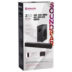 Саундбар DEFENDER Z50, 2.1, 50 Вт, Bluetooth, USB, HDMI, AUX, дерево, 65251 - фото 8