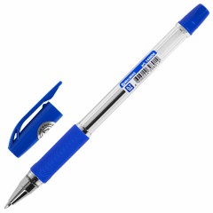 Ручка шариковая BRAUBERG "BP-GT", СИНЯЯ, корпус прозрачный, евронаконечник 0,7 мм, линия письма 0,35 мм, 144004 - фото 2