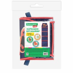 Кармашки-органайзер в шкафчик для детского сада BRAUBERG KIDS, крепление на липучке, наклейки-подсказки, 24х88 см, "Tiger", 273285 Кармашки-органайзер в шкафчик для детского сада BRAUBERG KIDS, крепление на липучке, наклейки-подсказки, 24х88 см, "Tiger", 273285 - фото 6