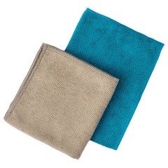 Салфетки из МИКРОФИБРЫ универсальные, 30х30 см, КОМПЛЕКТ 2 шт., 240 г/м2, PACLAN, 410310 - фото 3