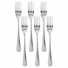 Вилки столовые STANDARD, КОМПЛЕКТ 6 шт., полированная нержавеющая сталь, серебристые, DASWERK (ДАСВЕРК), 609078 - фото 2