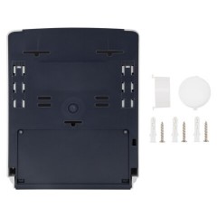 Диспенсер для полотенец в рулонах LAIMA PROFESSIONAL SUPER (H1), механический, белый, ABS-пластик, 609506 - фото 7