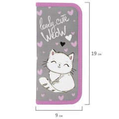 Пенал ПИФАГОР, 1 отделение, ламинированный картон, 19х9 см, "Cute Weow", 229197 Пенал ПИФАГОР, 1 отделение, ламинированный картон, 19х9 см, "Cute Weow", 229197 - фото 6