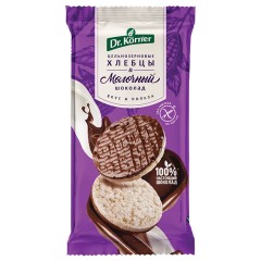 Хлебцы DR.KORNER "Рисовые" в молочном шоколаде, хрустящие, 67 г, пакет, 601090212 Хлебцы DR.KORNER "Рисовые" в молочном шоколаде, хрустящие, 67 г, пакет, 601090212 - фото 4