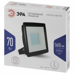 Прожектор светодиодный ЭРА, 70 (580) Вт, 6500 К, 5600 Лм, IP65, LPR-023-0-65K-070, Б0052025 Прожектор светодиодный ЭРА, 70 (580) Вт, 6500 К, 5600 Лм, IP65, LPR-023-0-65K-070, Б0052025 - фото 4