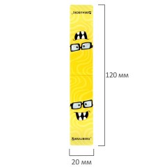 Закладки для книг МАГНИТНЫЕ, "МОНСТРИКИ", набор 6 штук, 60x20 мм, BRAUBERG, 116995 - фото 7