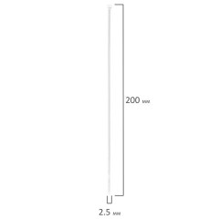 Хомут-стяжка нейлоновая сверхпрочная, 2,5х200 мм, КОМПЛЕКТ 100 шт., белая, ГРАНДМАСТЕР, 702354 - фото 4