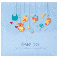 Фотоальбом BRAUBERG "Baby Boy" на 200 фото 10х15 см, твердая обложка, бумажная страница, бокс, голубой, 391144 Фотоальбом BRAUBERG "Baby Boy" на 200 фото 10х15 см, твердая обложка, бумажная страница, бокс, голубой, 391144 - фото 2