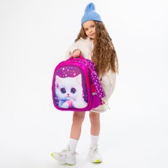 Рюкзак BRAUBERG KIDS MIND с пеналом в комплекте, 2 отделения, "Humble Cat", 40х28х18 см, 273176 Рюкзак BRAUBERG KIDS MIND с пеналом в комплекте, 2 отделения, "Humble Cat", 40х28х18 см, 273176 - фото 8