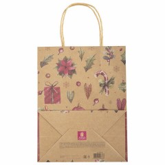 Пакет подарочный КОМПЛЕКТ 10 штук новогодний 18x10x23 см, "Новогодние Штучки", ЗОЛОТАЯ СКАЗКА, 592128 Пакет подарочный КОМПЛЕКТ 10 штук новогодний 18x10x23 см, "Новогодние Штучки", ЗОЛОТАЯ СКАЗКА, 592128 - фото 4