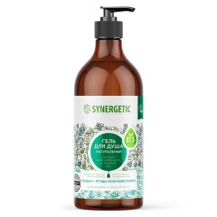 Гель для душа 750 мл SYNERGETIC "Сандал и ягода можжевельника", натуральный биоразлагаемый, 400011