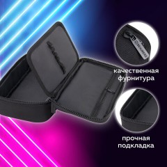 Пенал-органайзер BRAUBERG, 1 отделение, органайзер, полиэстер, 22х11,5x6 см, черный, 272309 Пенал-органайзер BRAUBERG, 1 отделение, органайзер, полиэстер, 22х11,5x6 см, черный, 272309 - фото 11