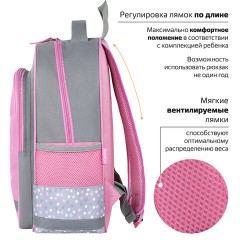 Рюкзак ПИФАГОР SCHOOL, 1 отделение, 3 кармана, "Adorable bunny", 38x28х14 см, 270654 Рюкзак ПИФАГОР SCHOOL, 1 отделение, 3 кармана, "Adorable bunny", 38x28х14 см, 270654 - фото 10