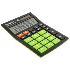 Калькулятор настольный BRAUBERG ULTRA COLOR-12-BKLG (192x143 мм), 12 разрядов, двойное питание, ЧЕРНО-САЛАТОВЫЙ, 250498 Калькулятор настольный BRAUBERG ULTRA COLOR-12-BKLG (192x143 мм), 12 разрядов, двойное питание, ЧЕРНО-САЛАТОВЫЙ, 250498 - фото 5