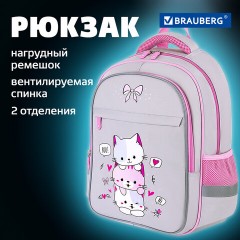 Рюкзак BRAUBERG FAVOUR, 2 отделения, 3 кармана, "Fluffy kittens", 40х29х15 см, 271417 Рюкзак BRAUBERG FAVOUR, 2 отделения, 3 кармана, "Fluffy kittens", 40х29х15 см, 271417 - фото 18