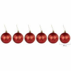 Шары ёлочные НАБОР 24 шт., 6 см, "Red&Gold", пластик, красные/золото, туба, ЗОЛОТАЯ СКАЗКА, 592169 Шары ёлочные НАБОР 24 шт., 6 см, "Red&Gold", пластик, красные/золото, туба, ЗОЛОТАЯ СКАЗКА, 592169 - фото 4