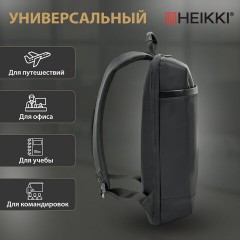 Рюкзак HEIKKI HIGH TECH (ХЕЙКИ) с отделением для ноутбука, черный, 43x28x12 см, 272589 Рюкзак HEIKKI HIGH TECH (ХЕЙКИ) с отделением для ноутбука, черный, 43x28x12 см, 272589 - фото 16