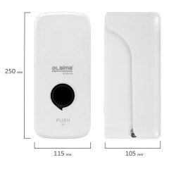 Дозатор для жидкого мыла LAIMA PROFESSIONAL PREMIUM, НАЛИВНОЙ, 1 л, белый, ABS-пластик, 609509 - фото 9