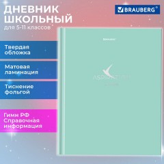 Дневник 5-11 класс 48 л., твердый, BRAUBERG, фольга, с подсказом, "Aspiration", 107199 Дневник 5-11 класс 48 л., твердый, BRAUBERG, фольга, с подсказом, "Aspiration", 107199 - фото 18