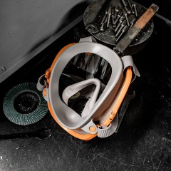 Маска полнолицевая Jeta Safety 5950, силикон, ударопрочный поликарбонат, защитная пленка, без фильтров, размер L, 5950-L - фото 6