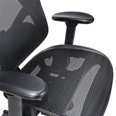 Кресло BRABIX PREMIUM "Axion ER-701", синхромеханизм, регулируемые подголовник и спинка, сетка, черное, 532965 - фото 10