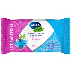 Салфетки влажные 15 шт., AURA Tropic Cocktail, c антибактериальным эффектом, 10388 Салфетки влажные 15 шт., AURA Tropic Cocktail, c антибактериальным эффектом, 10388 - фото 3