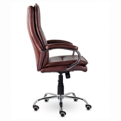 Кресло офисное BRABIX PREMIUM "Cuba EX-542", экокожа, коричневое, 532550 Кресло офисное BRABIX PREMIUM "Cuba EX-542", экокожа, коричневое, 532550 - фото 3