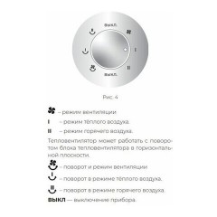 Тепловентилятор колонный ROYAL CLIMA RFH-C2000DC-WT, 2000 Вт, 3 режима работы, белый, НС-1348089 Тепловентилятор колонный ROYAL CLIMA RFH-C2000DC-WT, 2000 Вт, 3 режима работы, белый, НС-1348089 - фото 5
