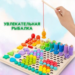 Сортер-мозаика развивающий, 5 в 1, по методу Монтессори, шарики, цифры, пирамидка, BRAUBERG KIDS, 665248 Сортер-мозаика развивающий, 5 в 1, по методу Монтессори, шарики, цифры, пирамидка, BRAUBERG KIDS, 665248 - фото 28