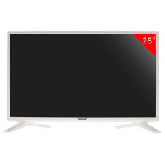 Телевизор ASANO 28LH5011T, 28" (71 см), 1366x768, HD, 16:9, Салют ТВ, Wi-Fi, белый - фото 2