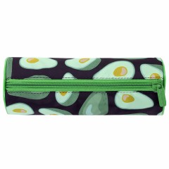 Пенал-тубус BRAUBERG, с эффектом SOFT TOUCH, полиэстер, "Black Avocado", 22х8 см, 270061 Пенал-тубус BRAUBERG, с эффектом SOFT TOUCH, полиэстер, "Black Avocado", 22х8 см, 270061 - фото 3