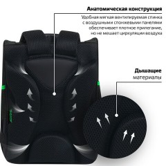 Ранец ПИФАГОР BASIC, 1 отделение, 3 кармана, эргономичная спинка, "Sharp sword", 35х28х18 см, 273138 Ранец ПИФАГОР BASIC, 1 отделение, 3 кармана, эргономичная спинка, "Sharp sword", 35х28х18 см, 273138 - фото 13
