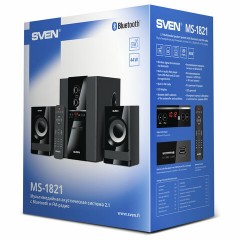 Колонки компьютерные SVEN MS-1821, 2.1, 44 Вт, Bluetooth, FM, USB, SD, черные, SV-020, SV-020774 Колонки компьютерные SVEN MS-1821, 2.1, 44 Вт, Bluetooth, FM, USB, SD, черные, SV-020, SV-020774 - фото 5
