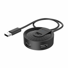 Хаб USB 2.0, 4 порта, черный, A4TECH HUB-20, 1874611 Хаб USB 2.0, 4 порта, черный, A4TECH HUB-20, 1874611 - фото 4