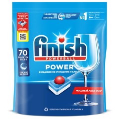 Таблетки для посудомоечных машин 70 шт. FINISH Power "All in 1", 3213237 - фото 4