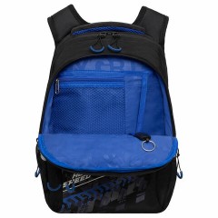 Рюкзак GRIZZLY школьный, анатомическая спинка, 2 отделения, для мальчиков, HOT SPEED, синий, 38х26х20 см, RB-350-3/2 Рюкзак GRIZZLY школьный, анатомическая спинка, 2 отделения, для мальчиков, HOT SPEED, синий, 38х26х20 см, RB-350-3/2 - фото 9
