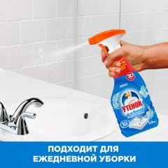 Средство для чистки сантехники 520 мл, УТЕНОК "Экспресс-уборка", распылитель, 865016 - фото 4