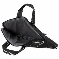 Сумка портфель HEIKKI STYLE (ХЕЙКИ) с отделением для ноутбука 13-14", 3 кармана, черная, 26х36х3 см, 272606 - фото 9