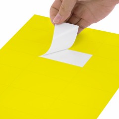 Этикетка самоклеящаяся 70х37,1 мм, 24 этикетки, желтая, 80 г/м2, 50 листов, STAFF BASIC, 115683 Этикетка самоклеящаяся 70х37,1 мм, 24 этикетки, желтая, 80 г/м2, 50 листов, STAFF BASIC, 115683 - фото 4