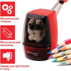 Точилка механическая BRAUBERG "EXTRA", держатель-захват для карандаша, крепление к столу, 229607 Точилка механическая BRAUBERG "EXTRA", держатель-захват для карандаша, крепление к столу, 229607 - фото 14