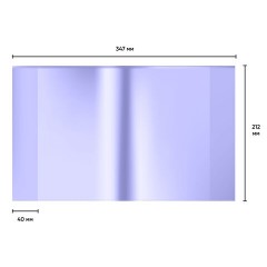 Обложки ПП для тетрадей и дневников ERICH KRAUSE "Fizzy Pastel", КОМПЛЕКТ 12 шт., 100 мкм, 212x347 мм, 49915 - фото 11