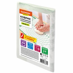 Коврик силиконовый для раскатки/запекания 46х66 см, зеленый, ПОДАРОК пластиковый нож, DASWERK, 608428 Коврик силиконовый для раскатки/запекания 46х66 см, зеленый, ПОДАРОК пластиковый нож, DASWERK, 608428 - фото 5