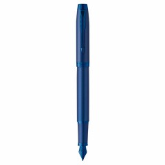 Ручка перьевая PARKER "IM Professionals Monochrome Blue", синий металлик, нержавеющая сталь, синяя, 2172964 Ручка перьевая PARKER "IM Professionals Monochrome Blue", синий металлик, нержавеющая сталь, синяя, 2172964 - фото 2