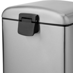 Ведро мусорное с педалью 6 л, крышка с доводчиком, стальное, БЕЗ ОТПЕЧАТКОВ, LAIMA ULTRA, 701567 - фото 4