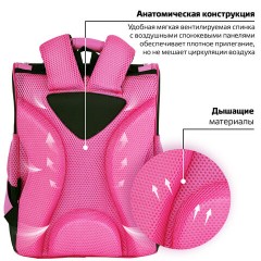 Ранец ПИФАГОР BASIC, 1 отделение, 3 кармана, эргономичная спинка, "Dark kitten", 35х28х18 см, 273134 Ранец ПИФАГОР BASIC, 1 отделение, 3 кармана, эргономичная спинка, "Dark kitten", 35х28х18 см, 273134 - фото 12